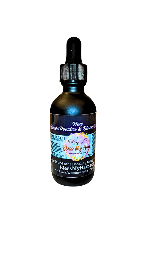 2 oz. PARADISE PUNCH Healing Hair Growth Essential Oil Blend w/Chebe & Black Seed